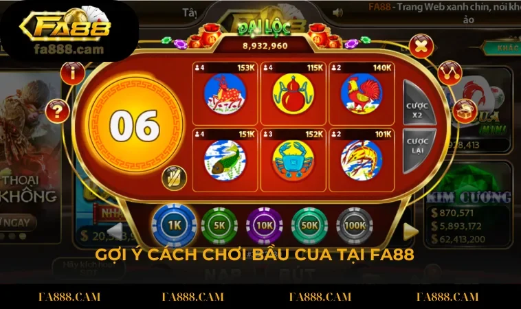 cach choi bau cua tai cong game fa88 Gợi ý cách chơi bầu cua tại cổng game FA88 cho newbie
