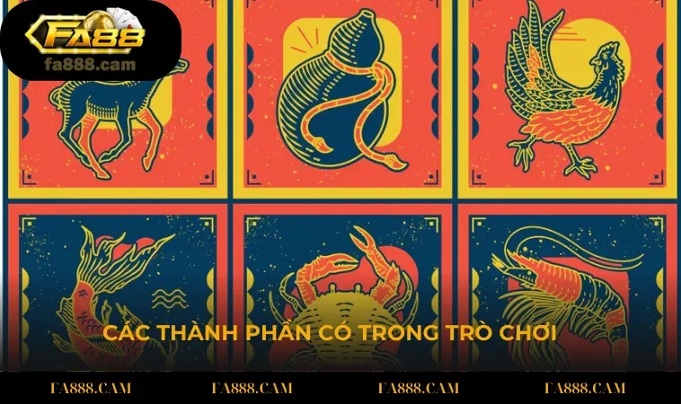 cach choi bau cua thanh phan Các thành phần có trong trò chơi bầu cua tại cổng game FA88