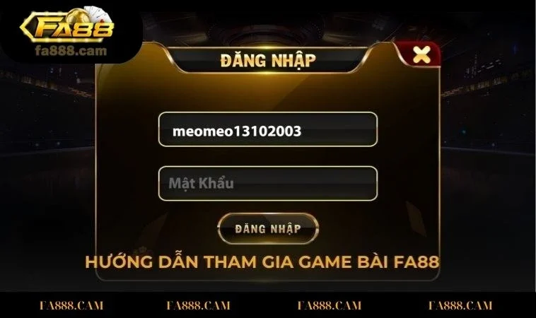 hhuong dan tham gia game bai Hướng dẫn tham gia game bài FA88